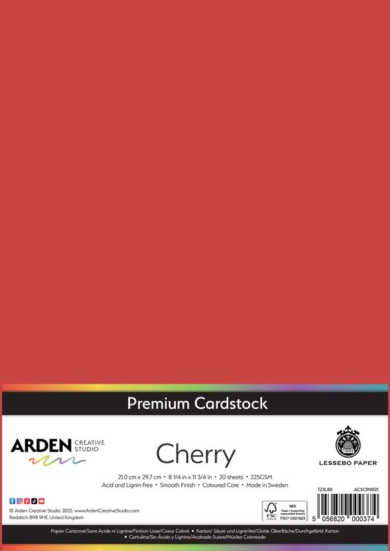 Cherry A4 x 20 sheets