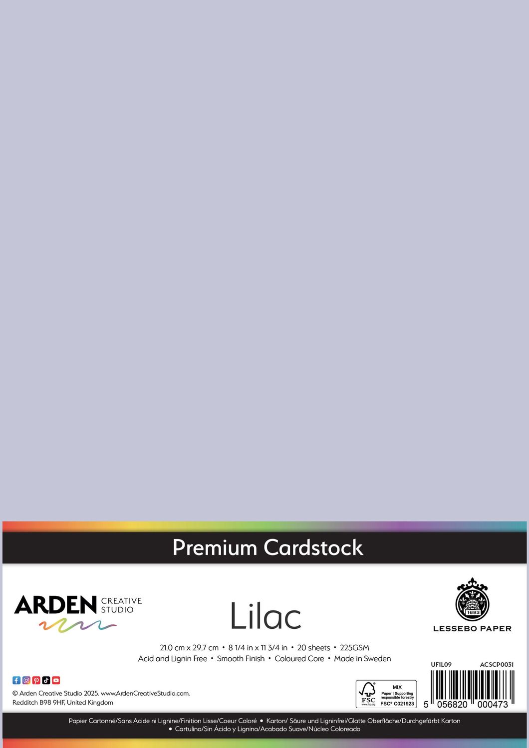 Lilac  A4 x 20 sheets