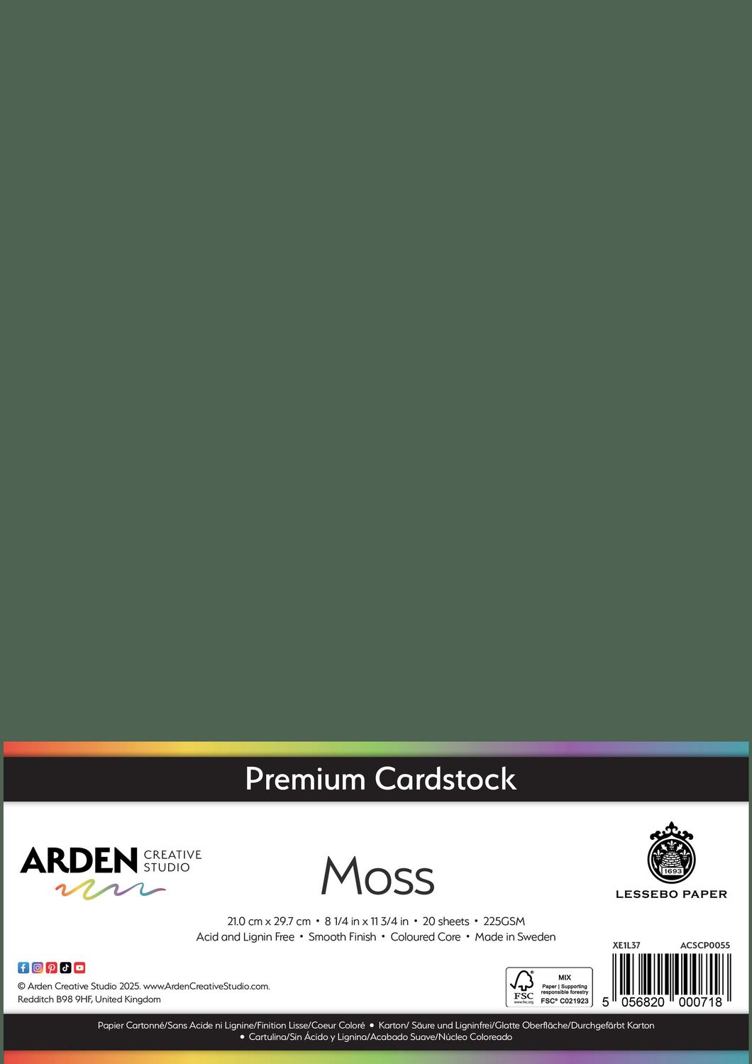 Moss  A4 x 20 sheets
