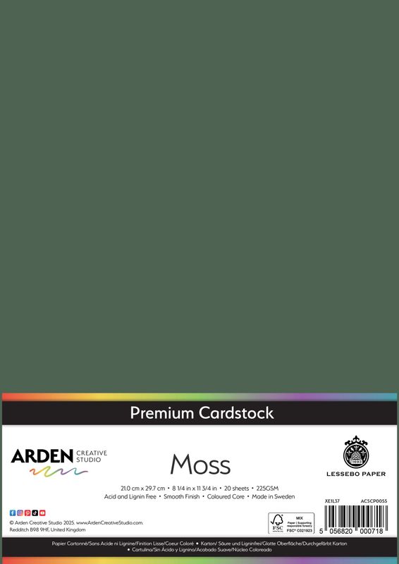 Moss  A4 x 20 sheets