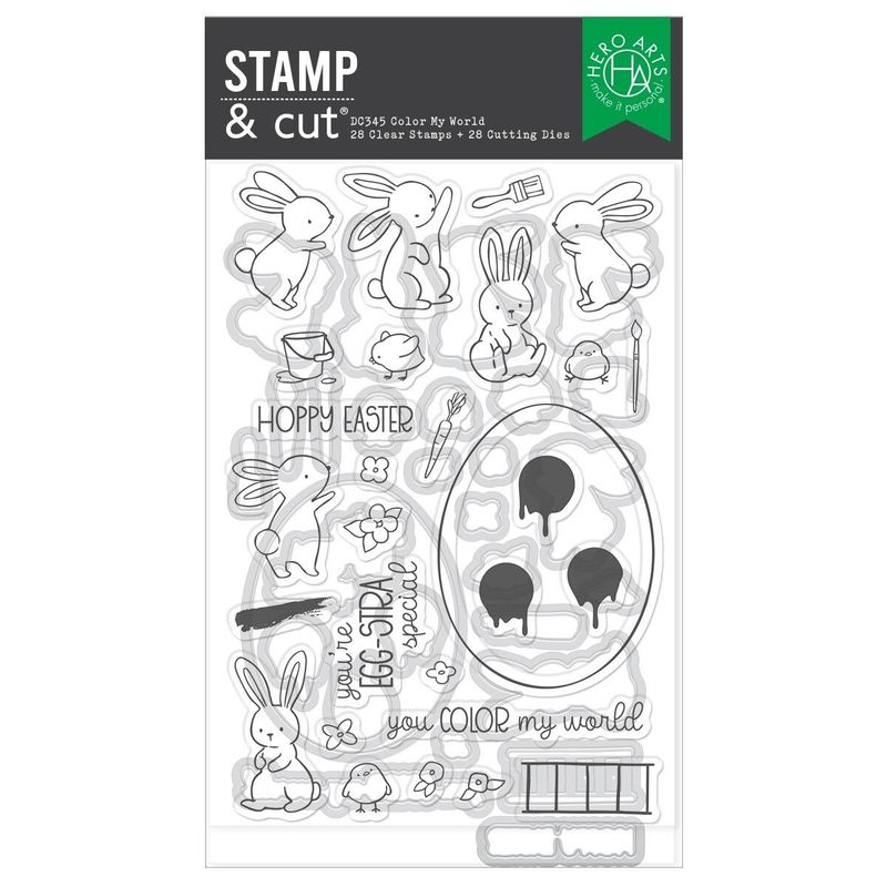 Hero Arts - Color My World Stamp & Cut Set