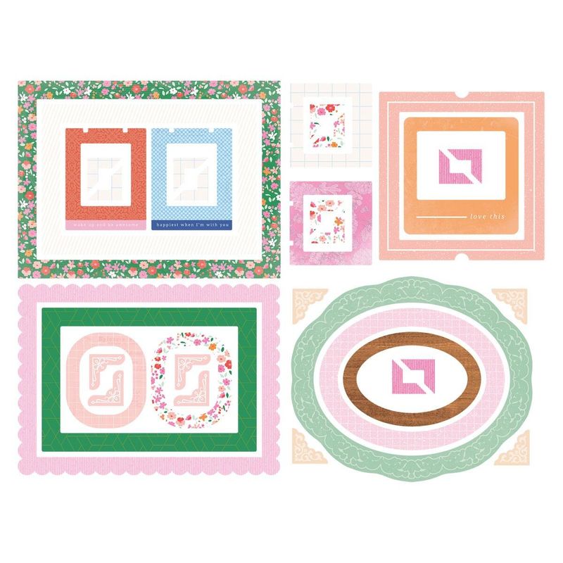 Spellbinders - Rosie's Studio Breakfast in Bed Chipboard Frames & Corners