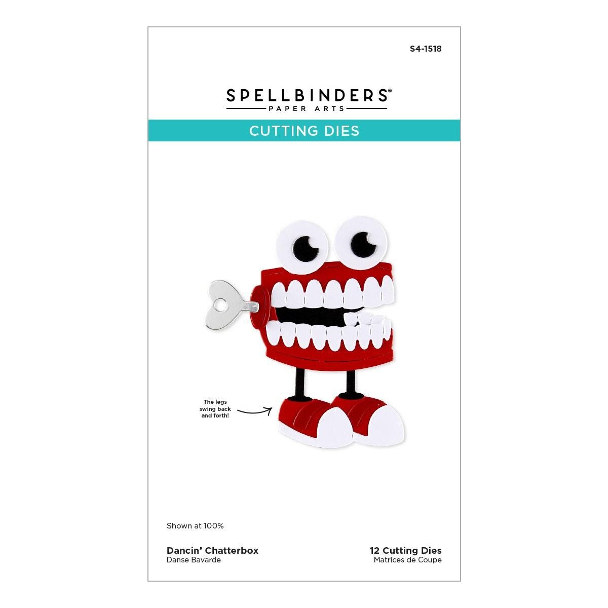 Spellbinders - Dancin' Chatterbox Etched Dies