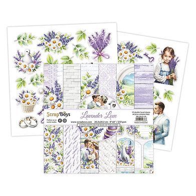 Lavender Love Paper Pad 8x8 Lavender Love Paper Pad 8x8