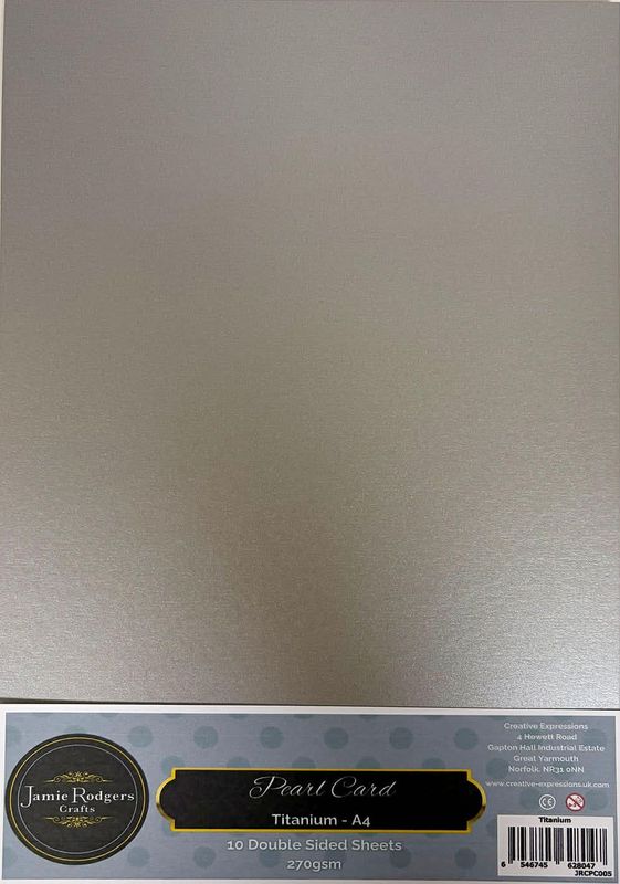 JRC Titanium Pearl A4 270gsm card 10 sheets