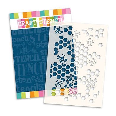 Honey Bees Stencil A5