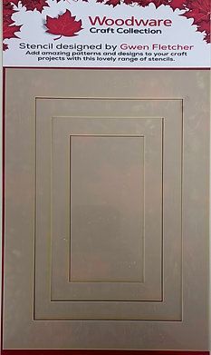 Woodware Rectangle Frames Stencil Set