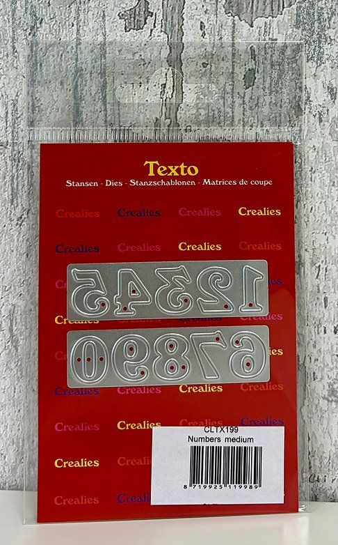 Crealies Small Numbers Dies
