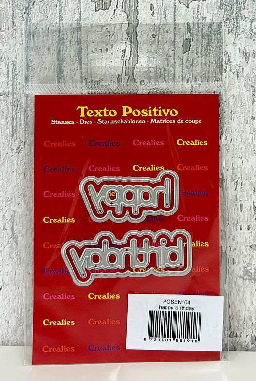 Crealies  Happy Birthday