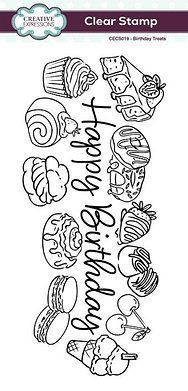Happy Birthday Treats DL Stamp Happy Birthday Treats DL Stamp