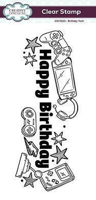 Birthday Tech DL Stamp Birthday Tech DL Stamp