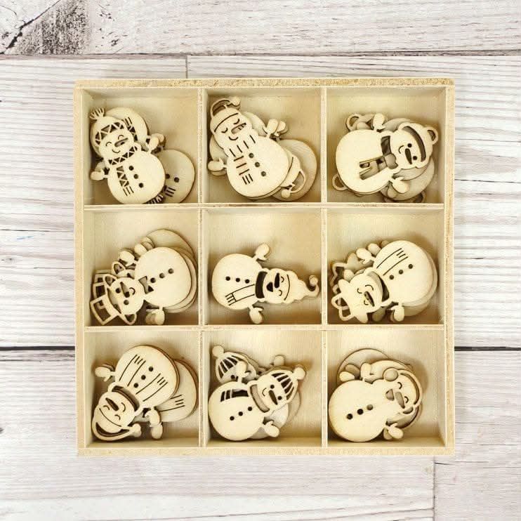 Snowman Embelishments  x45