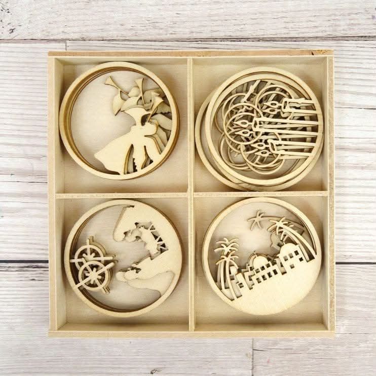 Snowflake Embelishments  x45