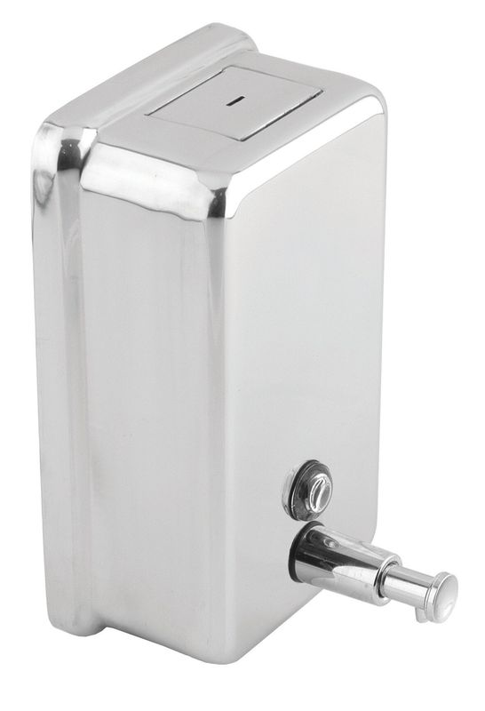 Dispenser di sapone verticale a pulsante Dispenser di sapone verticale a pulsante