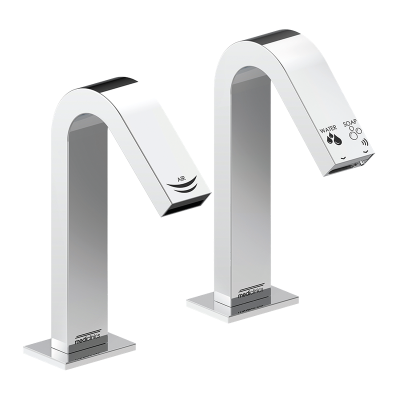 All-in-One montato su lavabo grigio lucido All-in-One montato su lavabo grigio lucido