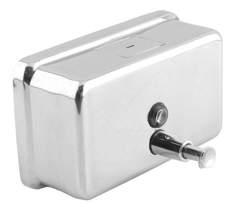 Dispenser di sapone orizzontale a pulsante Dispenser di sapone orizzontale a pulsante
