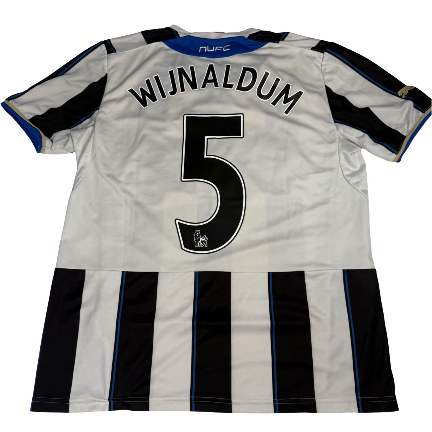 15/16 Newcastle Puma Football Home Jersey #5 Wijnaldum Small
