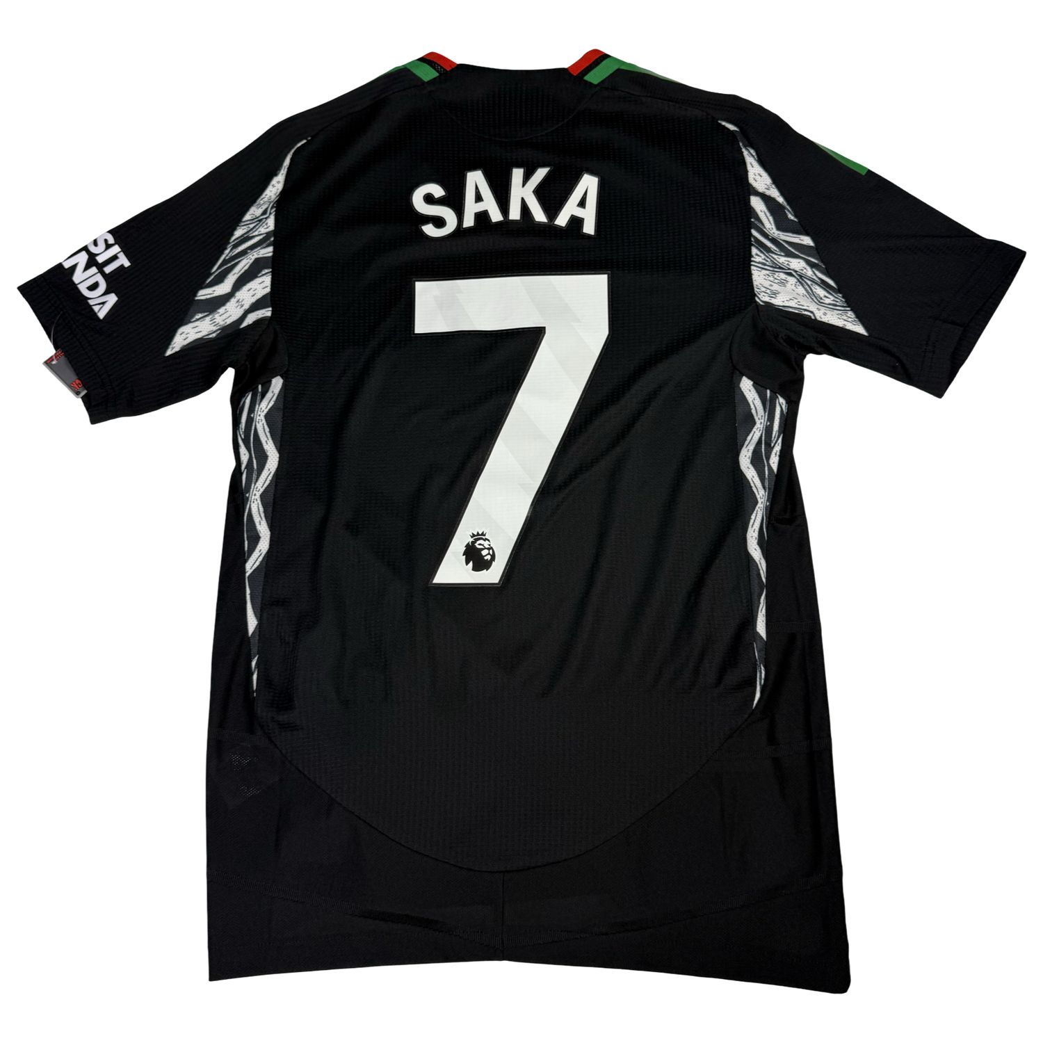2024/25 Arsenal Adidas Away Authentic Jersey #7 Saka Size Small