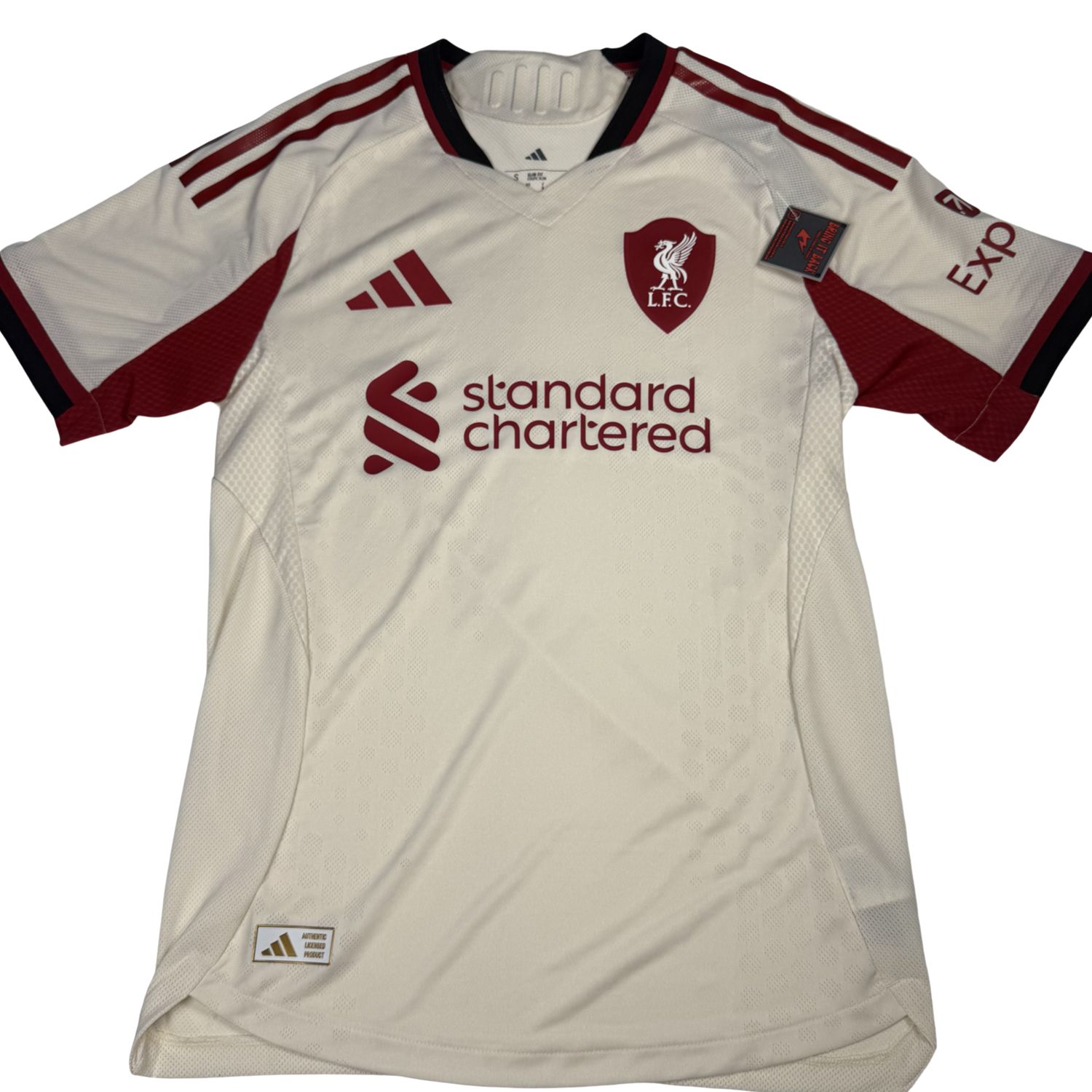 2025/26 Liverpool Adidas Away Authentic Jersey Size Small