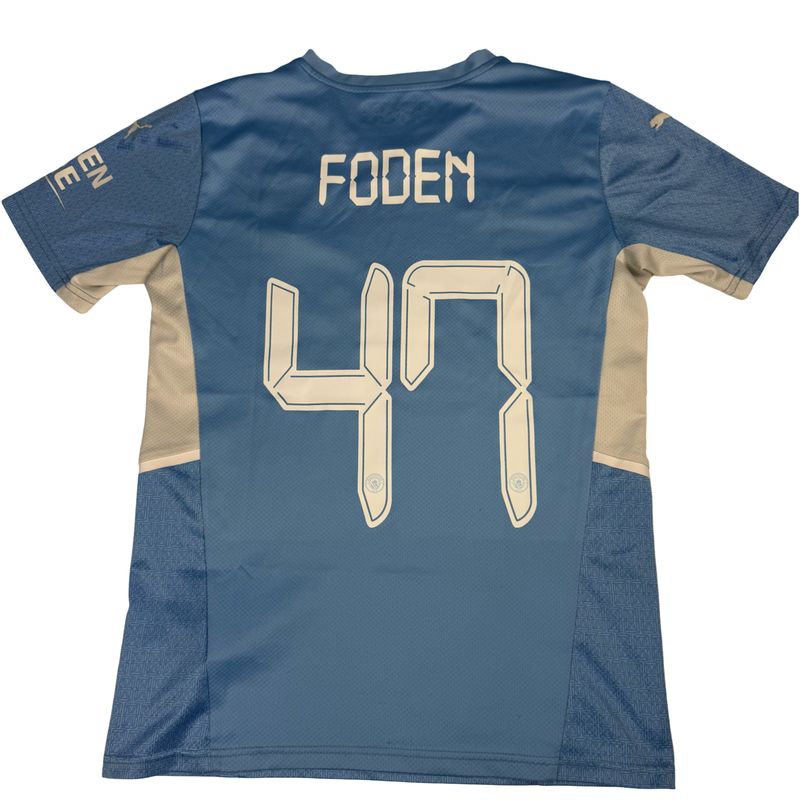 2021/22 Man City Puma Home Jersey #47 Foden Size Small