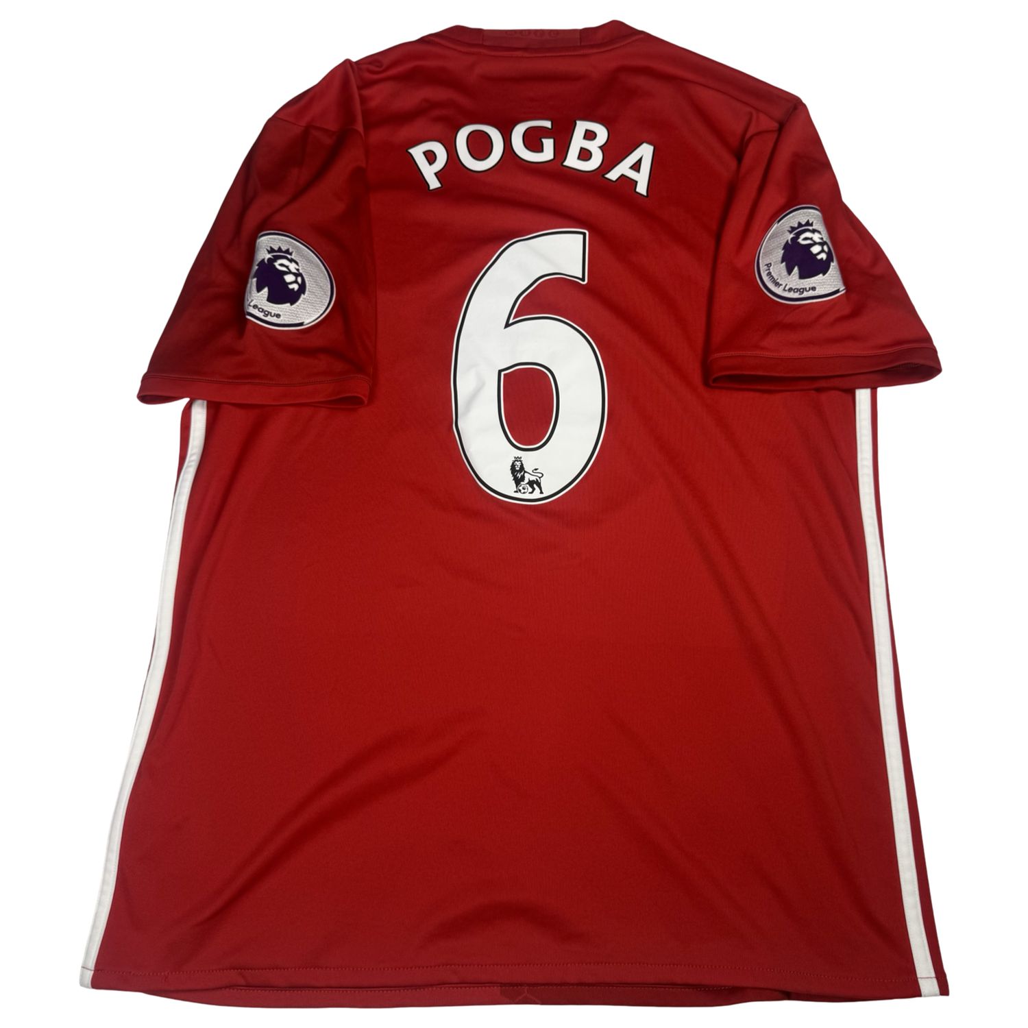 2016/17 Man United Adidas Home Jersey #6 Pogba Size Medium