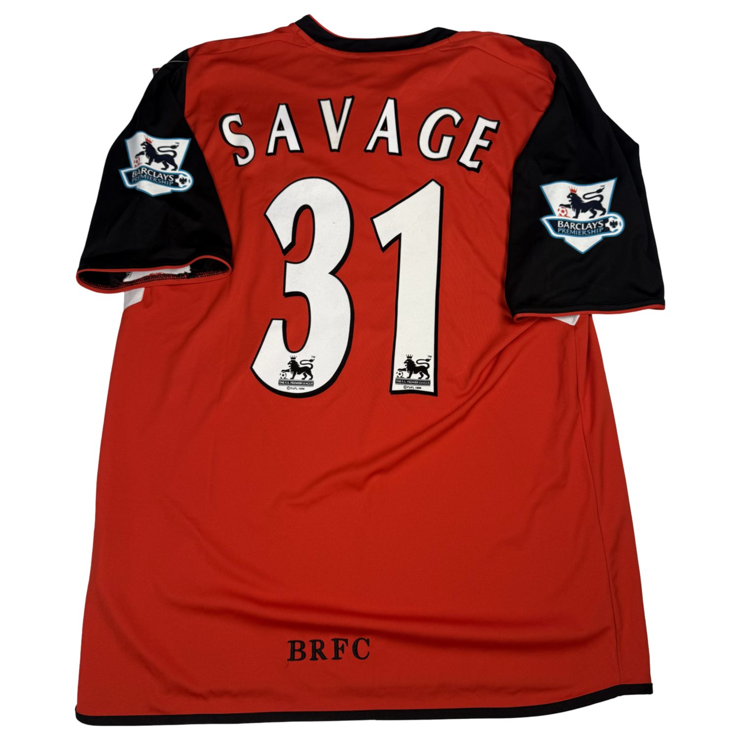2004/05 Blackburn Lonsdale Away Jersey #31 Savage Size Medium