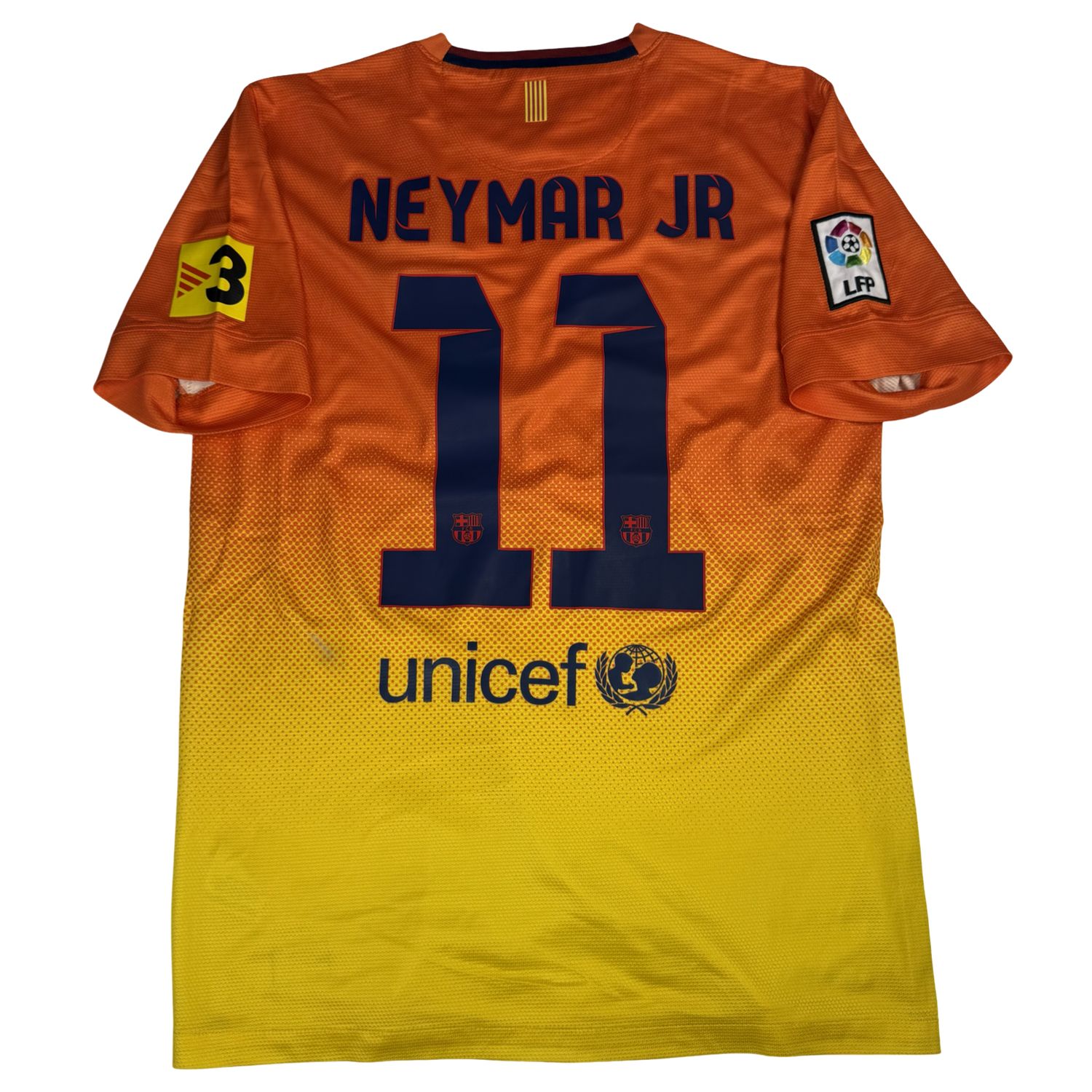 2012/13 FC Barcelona Away Jersey #11 Neymar M/S Small
