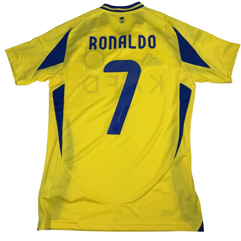 2024/25 Al Nassr Adidas Home Jersey #7 Ronaldo Size Small