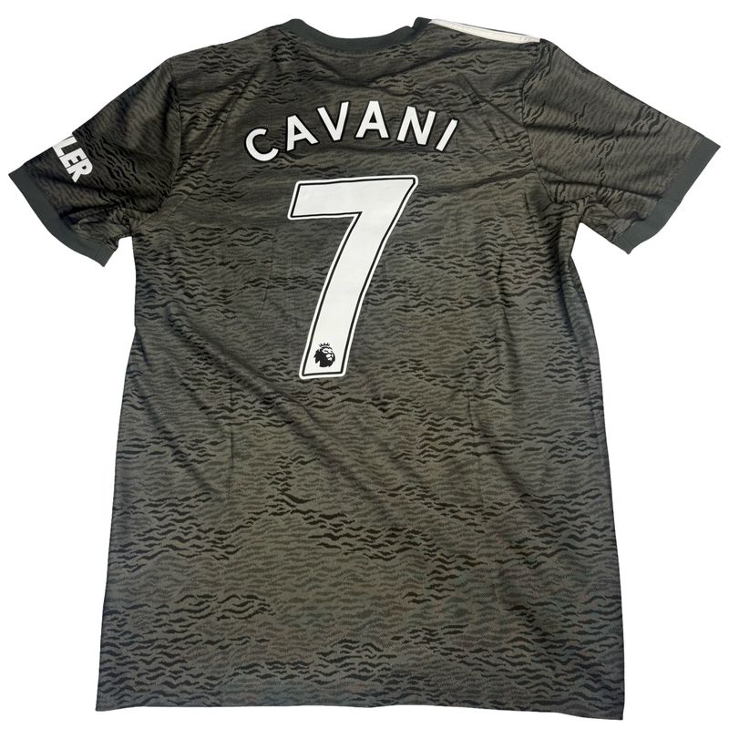 2020/21 Man United Adidas Away Jersey #7 Cavani Size Medium