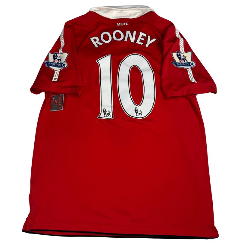 2010/11 Man United Nike Home Jersey #120 Rooney Size Medium