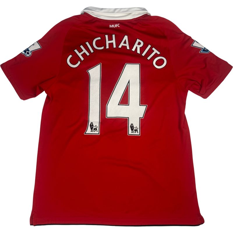 2010/11 Man United Home Jersey #14 Chicharito Size Medium