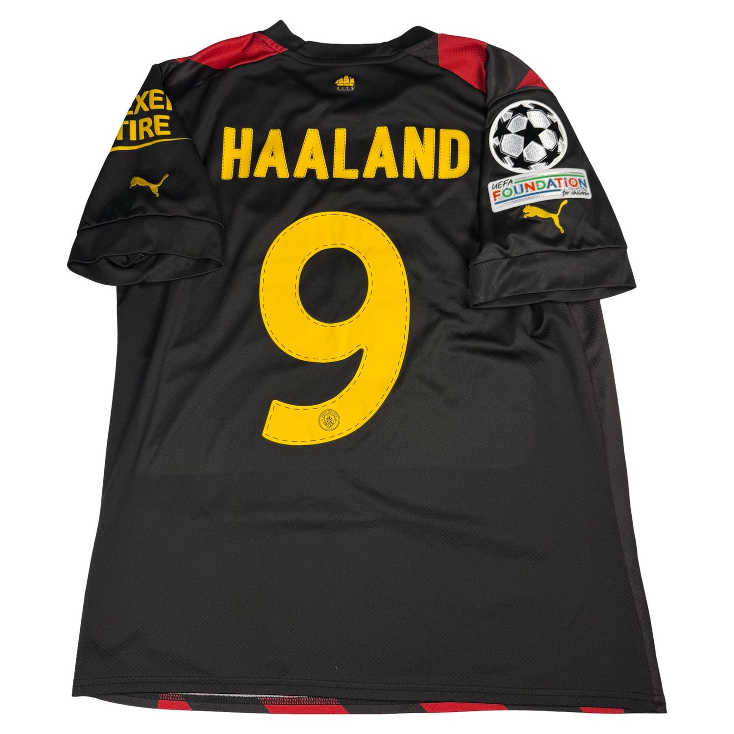 2022/23 Man City Puma Away Jersey #9 Haaland Size Medium