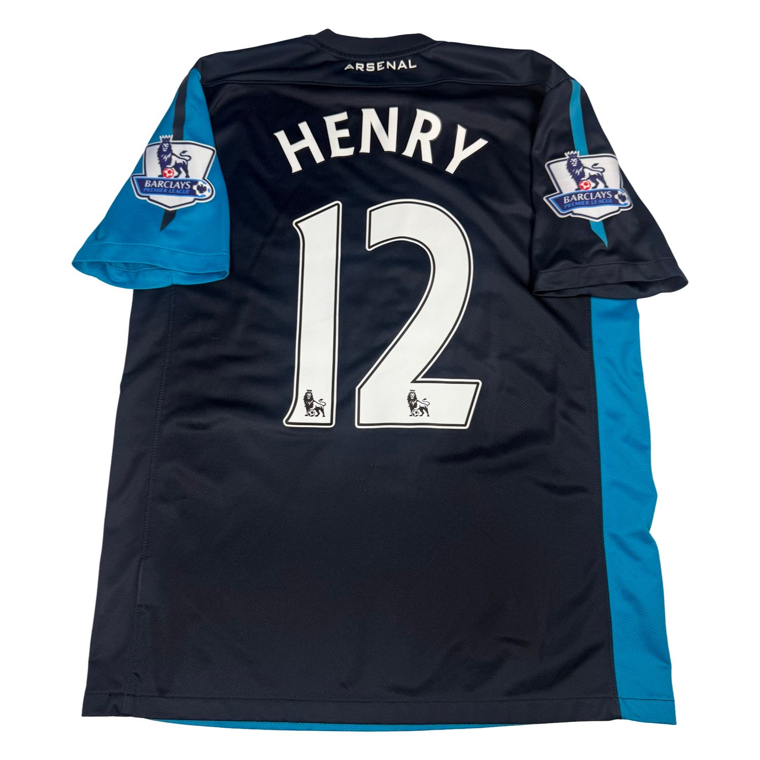 2011/2012 Arsenal Nike Football Away Jersey #12 Henry Size Medium
