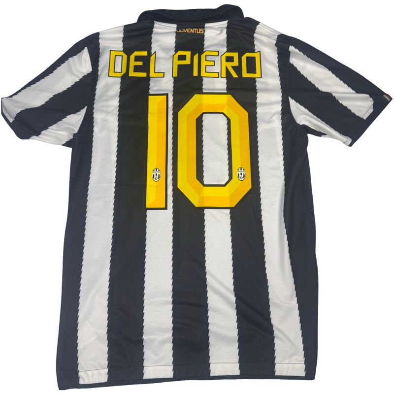 2010/11 Juventus Nike Home Jersey #10 Del Piero Size Medium