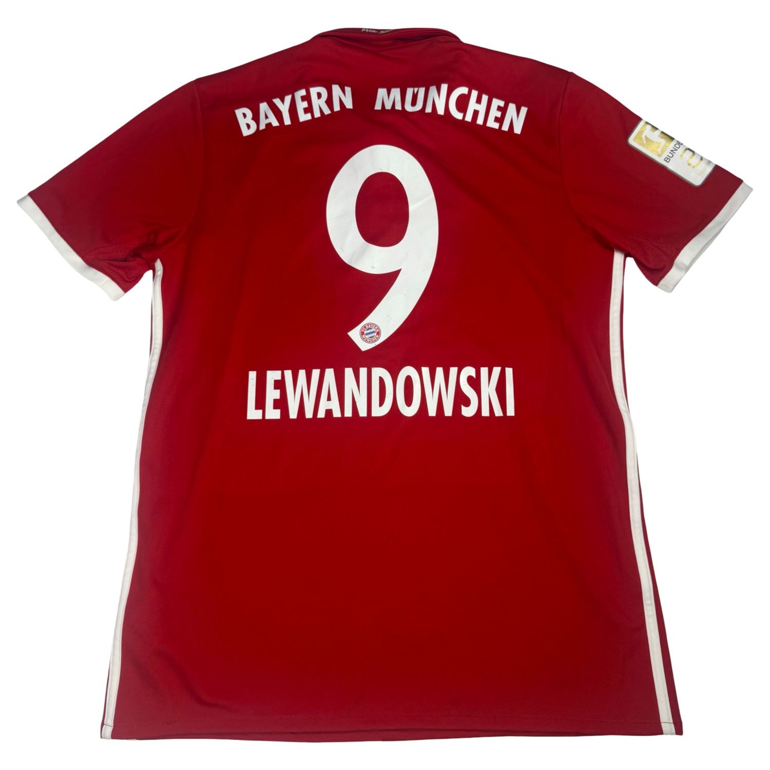 2016/17 Bayern Munich Adidas Home Jersey #9 Lewandowski Size Medium