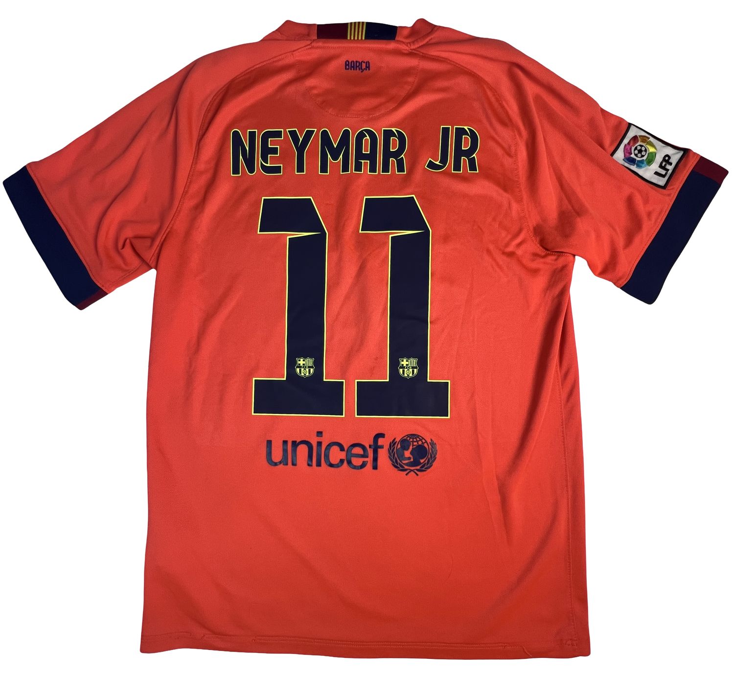 2014/15 FC Barcelona Nike Away #11 Neymar Jr Size Medium