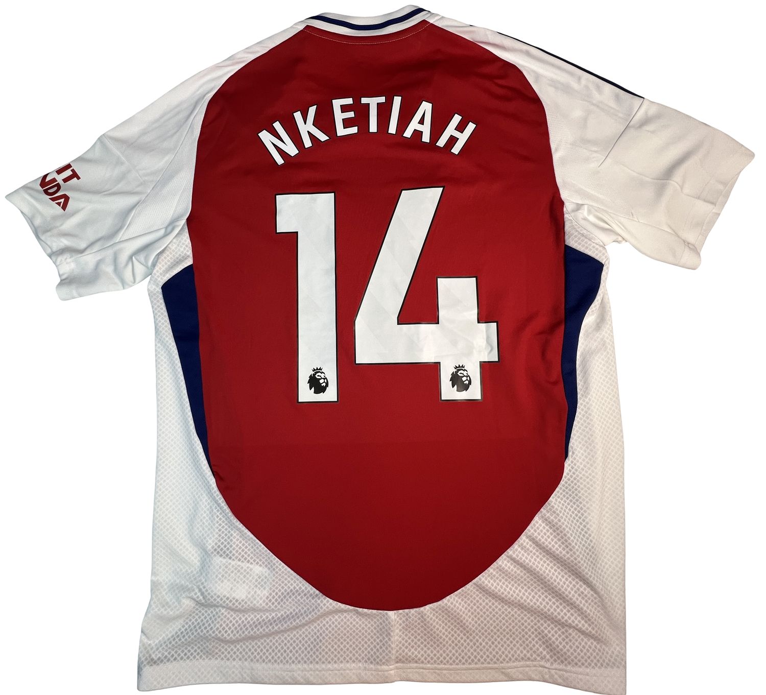 2024/25 Arsenal Adidas Home Jersey #14 Nketiah Size Large