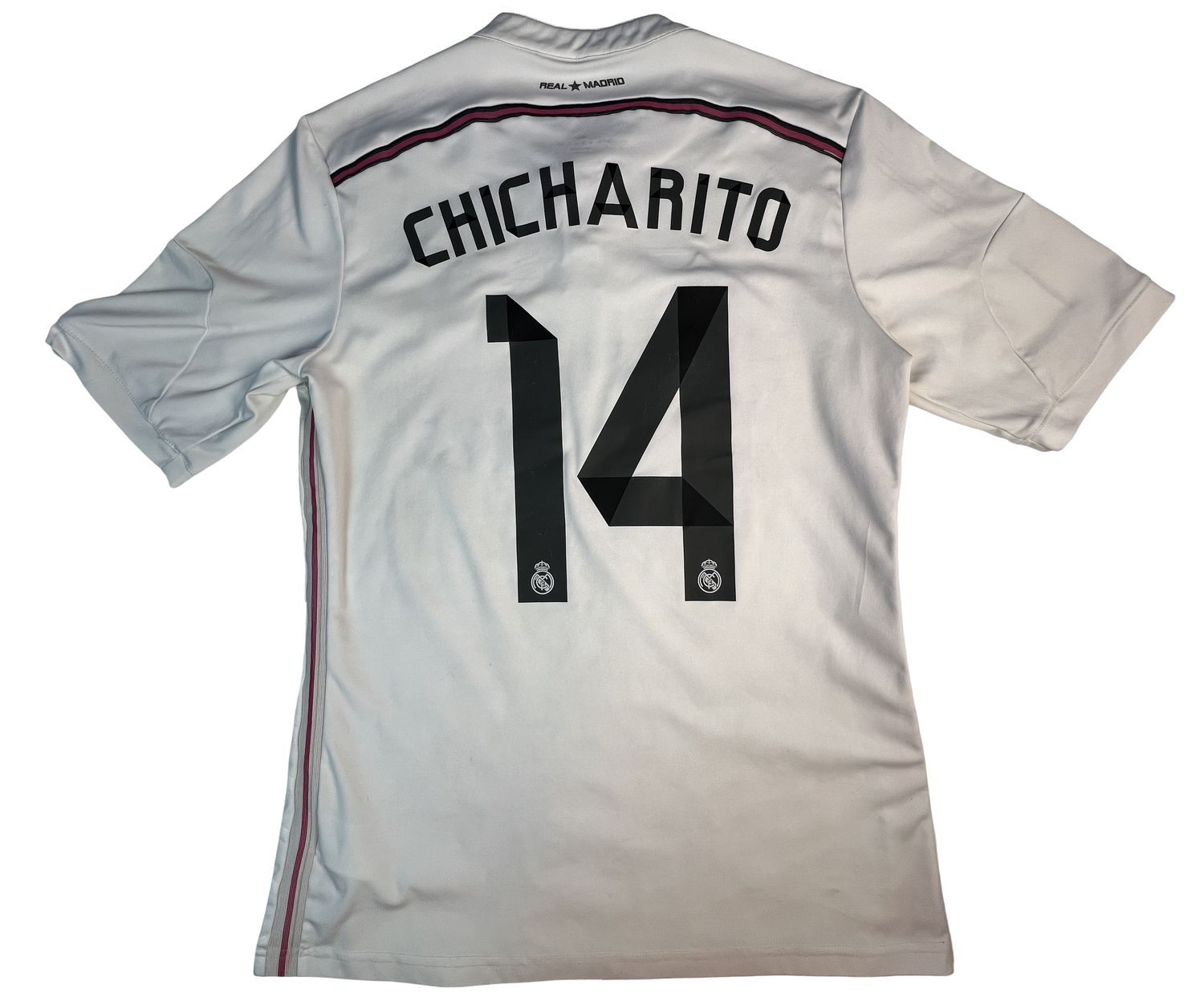 2014/15 Real Madrid Adidas Home Jersey #14 Chicharito Size Medium