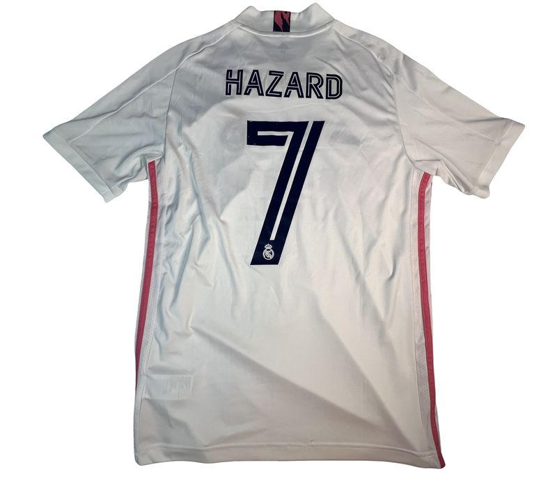 2020/21 Real Madrid Adidas Home Jersey #7 Hazard Size Medium