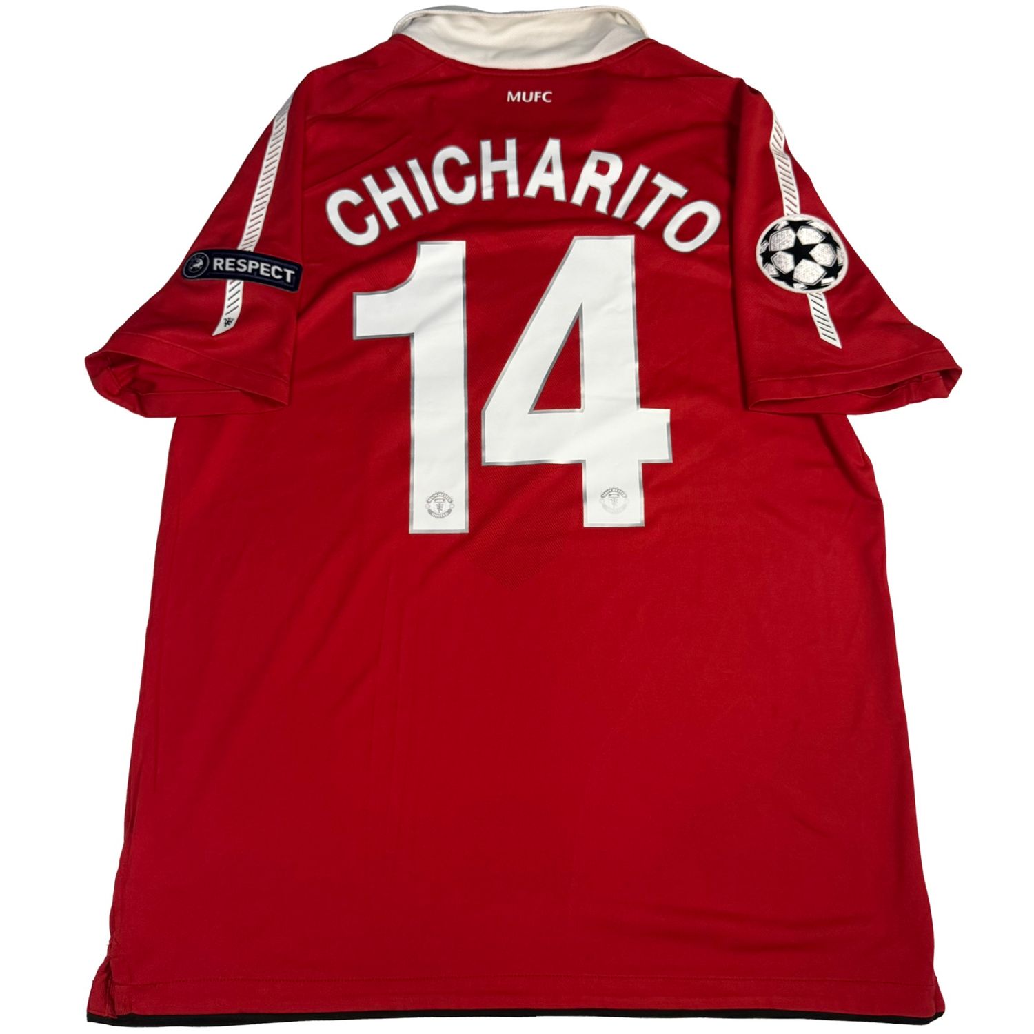 2010-2011 Man United Nike Home Jersey #14 Chicharito Size Large