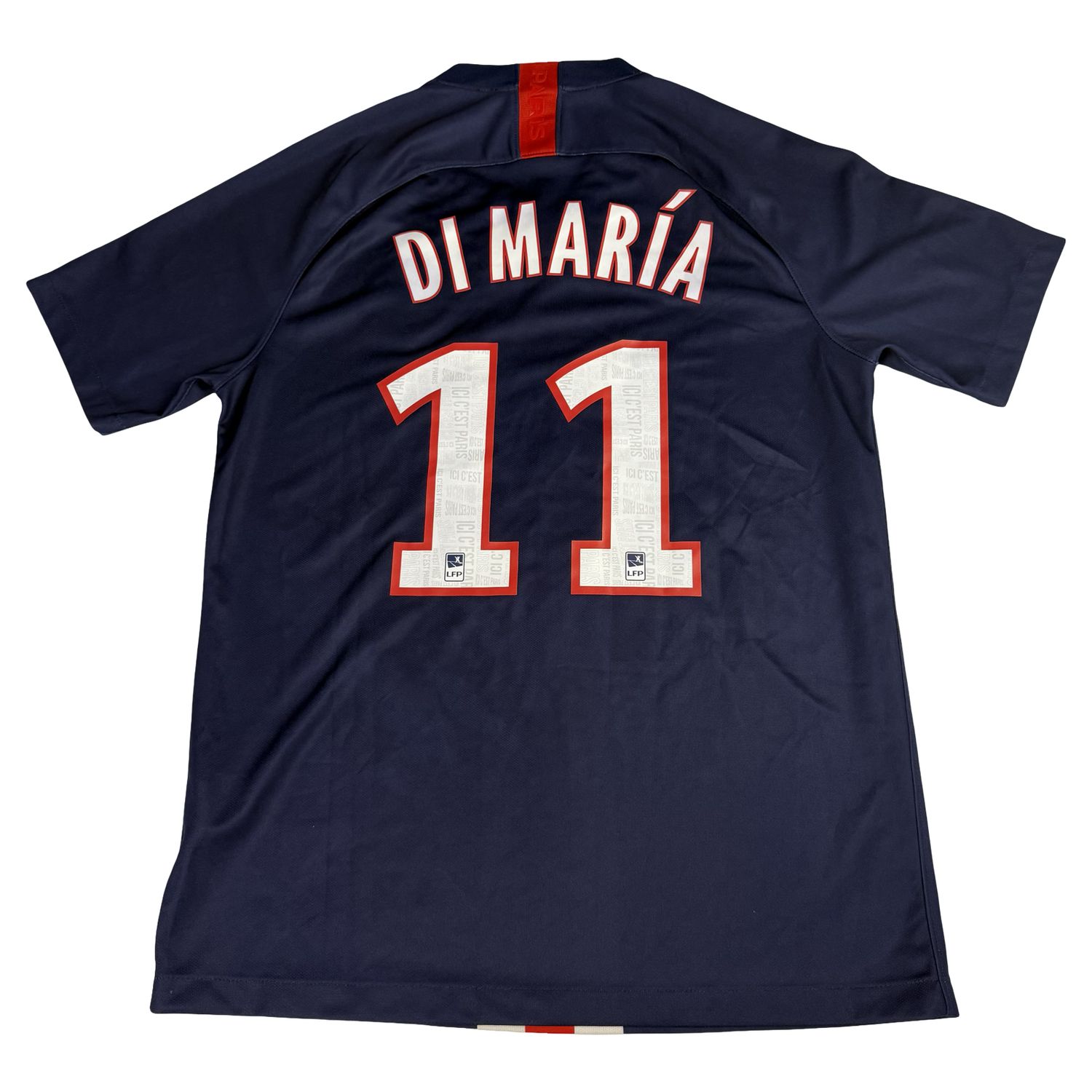 2019/20 PSG Nike Home Jersey #11 Di Maria Size Medium