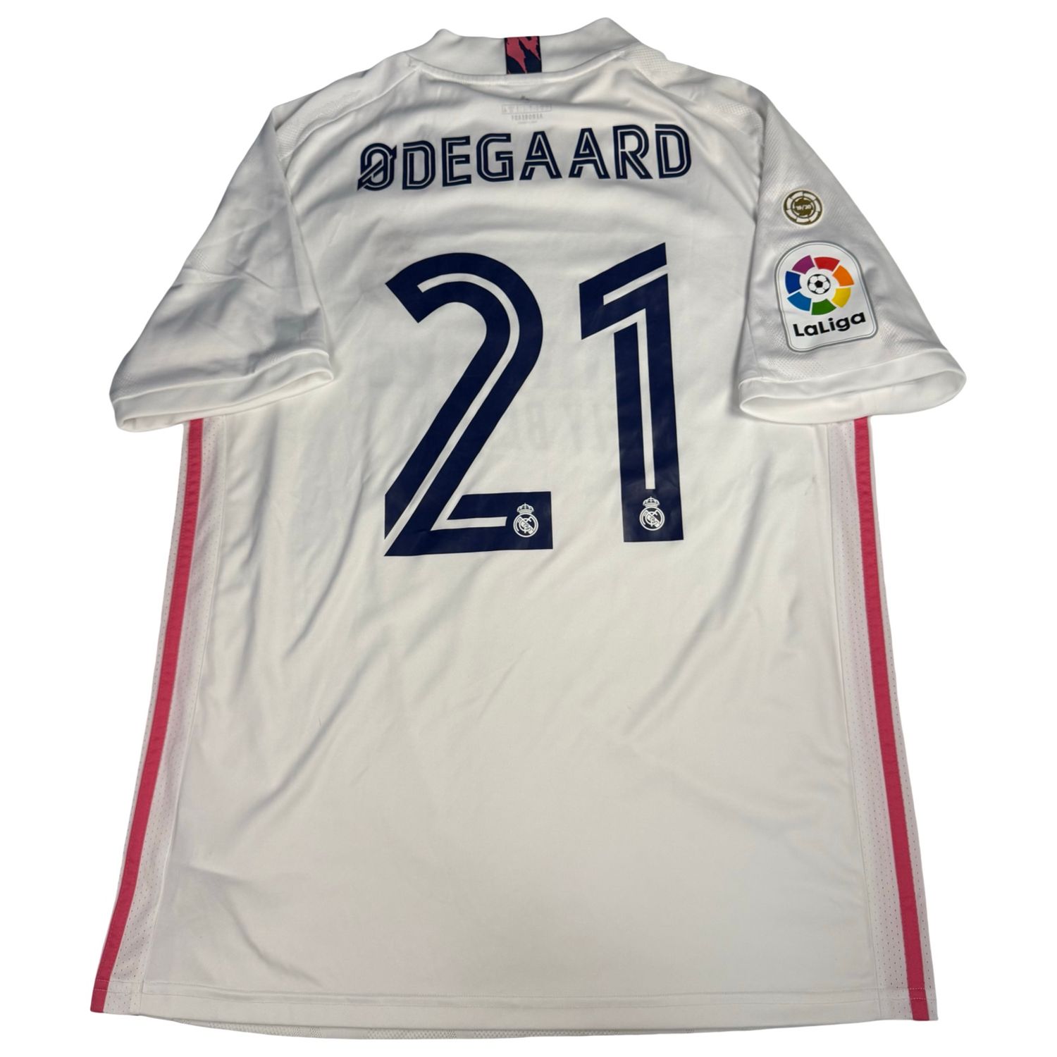 2020/21 Real Madrid Adidas Football Home Jersey #21 Odegard Size Large