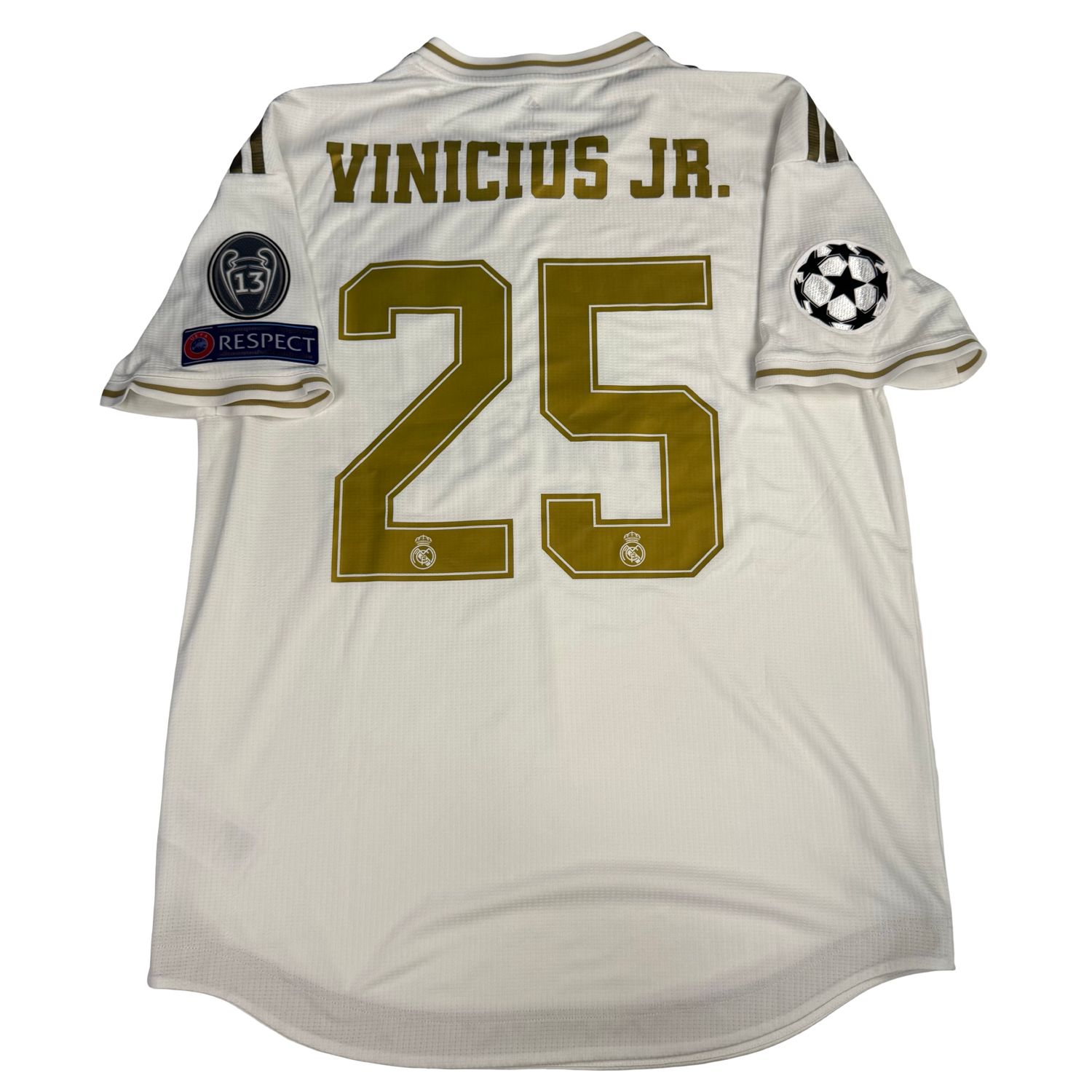 2019/20 Real Madrid Football Home Jersey #25 Vini Jr Size Large