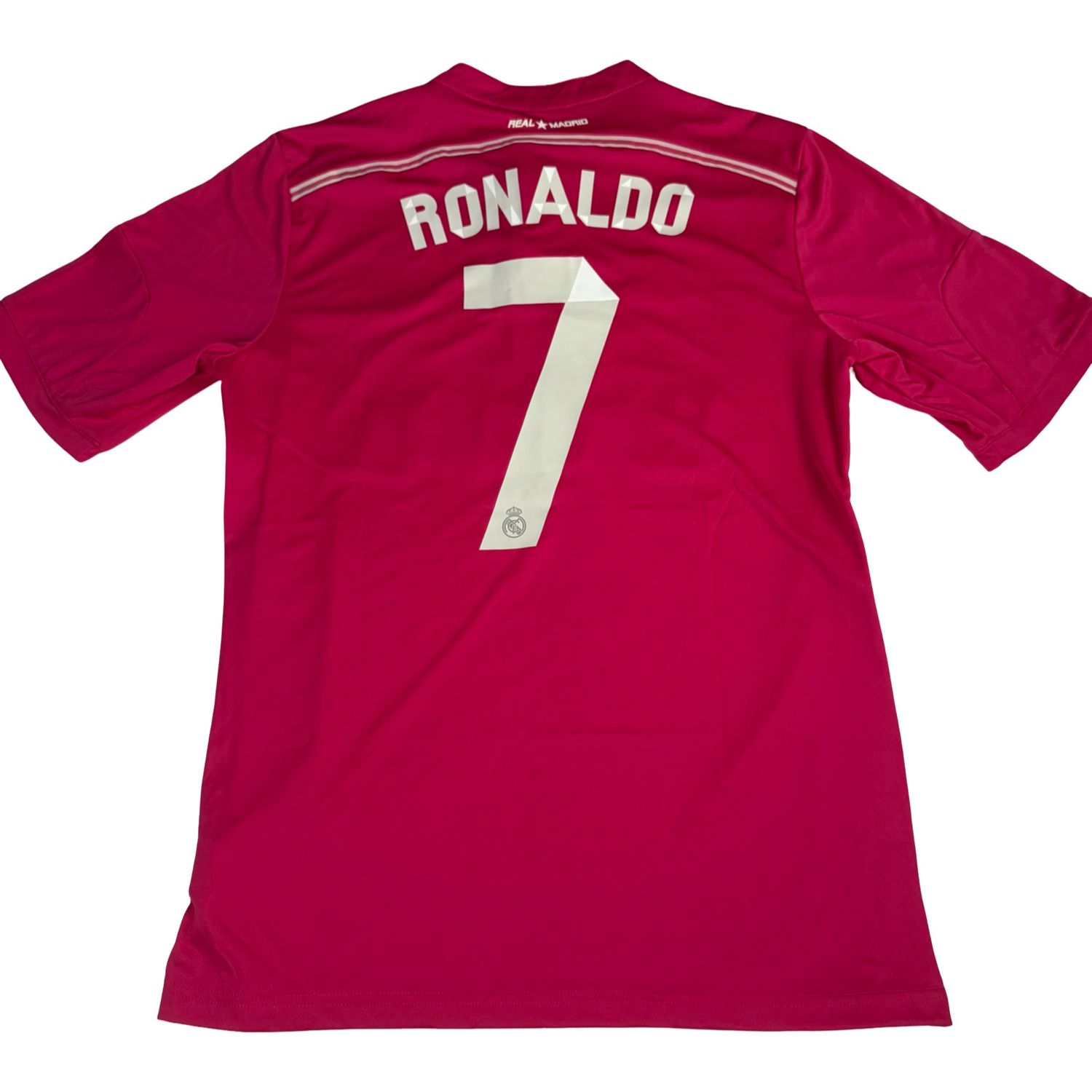 2014/15 Real Madrid Adidas Away Jersey #7 Ronaldo Size Large