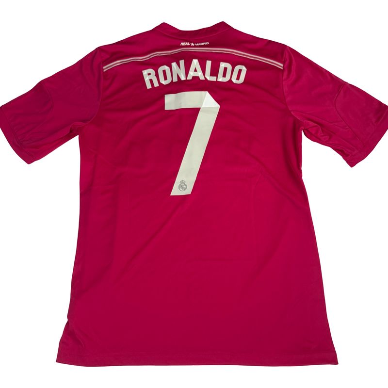 2014/15 Real Madrid Adidas Away Jersey #7 Ronaldo Size Large