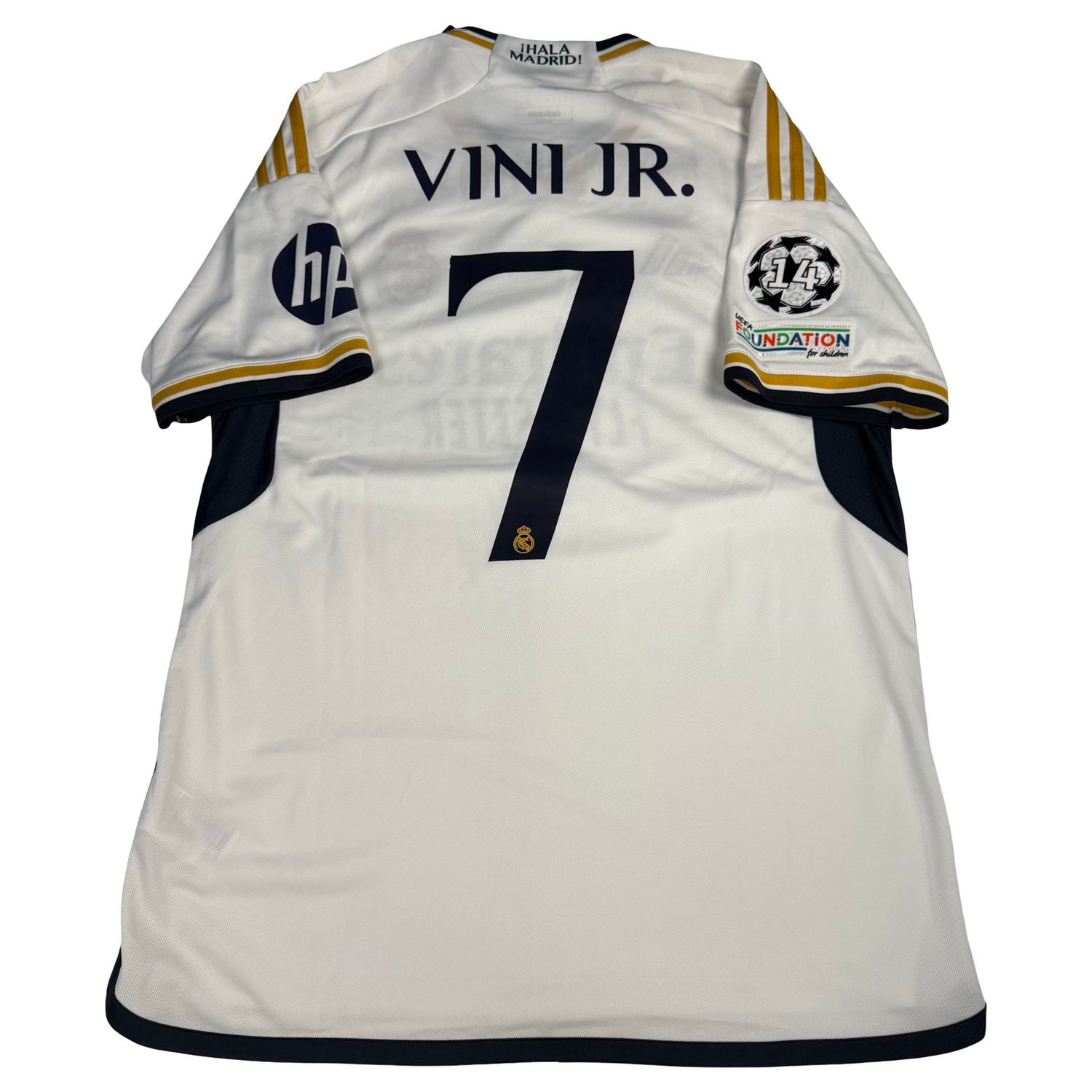 2023/24 Real Madrid Football Home jersey #7 Vini Jr. Size Large