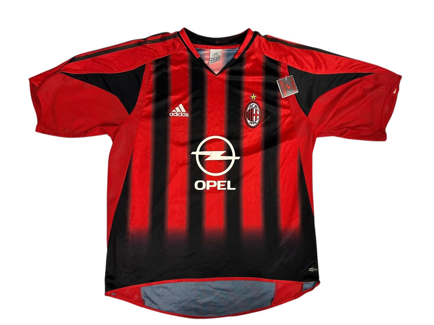 2004/05 AC Milan Adidas Home Jersey size Large