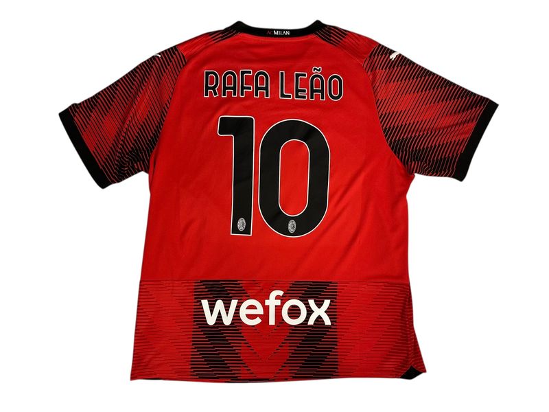 2023/24 AC Milan Puma Home Jersey #10 Leao Size XL