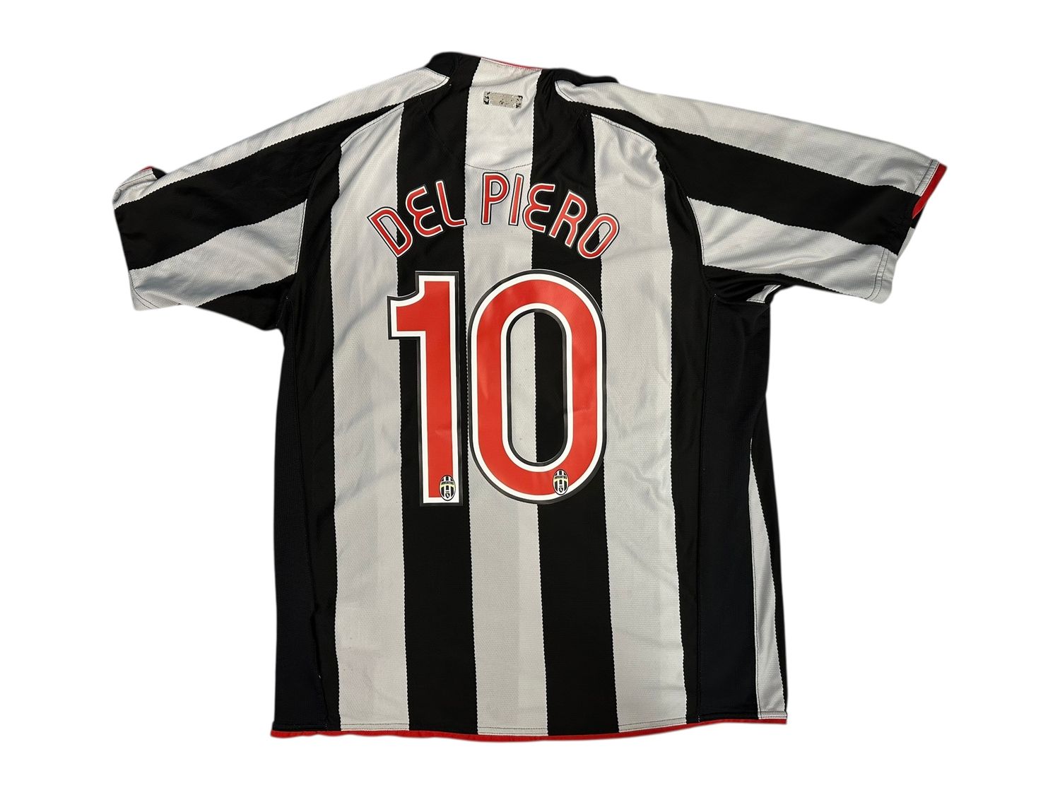 2007/08 FC Juventus Nike Football Home Jersey #10 Del Piero Size Large