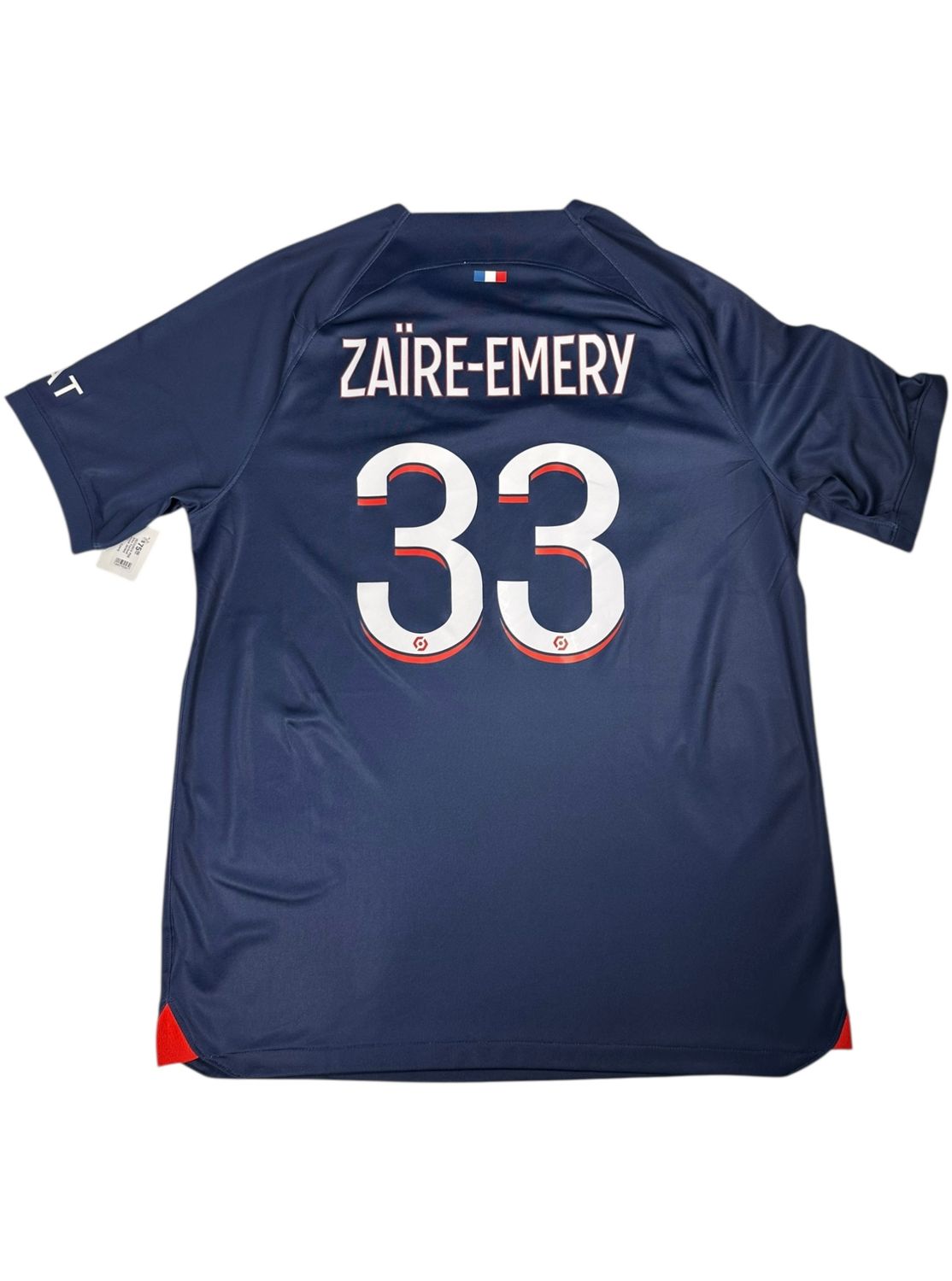 2023/24 PSG Nike Football Home Jersey  #33 Zaire-Emery Size Large